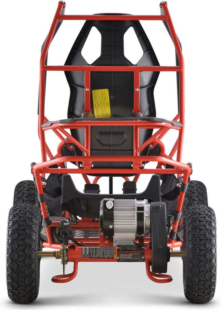 MotoTec Maverick Go Kart 36V 1000W Red Z73790