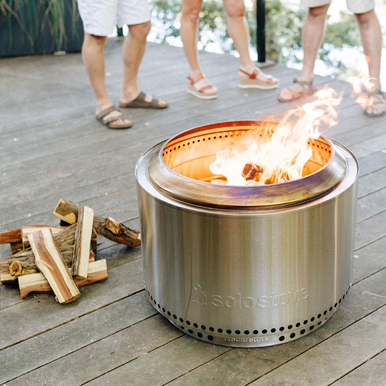 Solo Stove Juniper Firewood for Outdoor Fire Pits, Kiln-Dried, 0.5 cu ft M3505