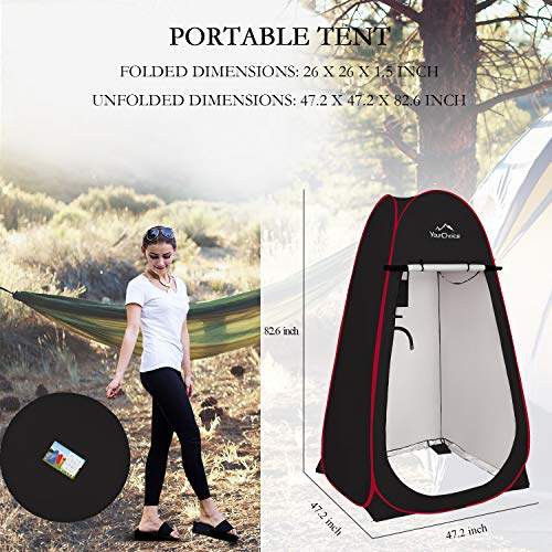 Pop Up Privacy Tent Camping Shower Changing Portable a7