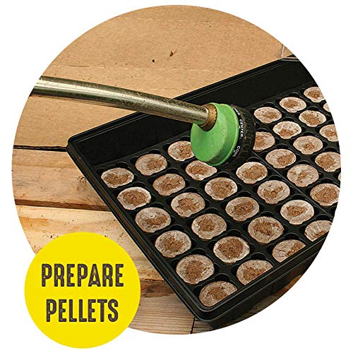 Seed Starting Tray Kit 72 Cell Peat Pellets 2 Pack m7