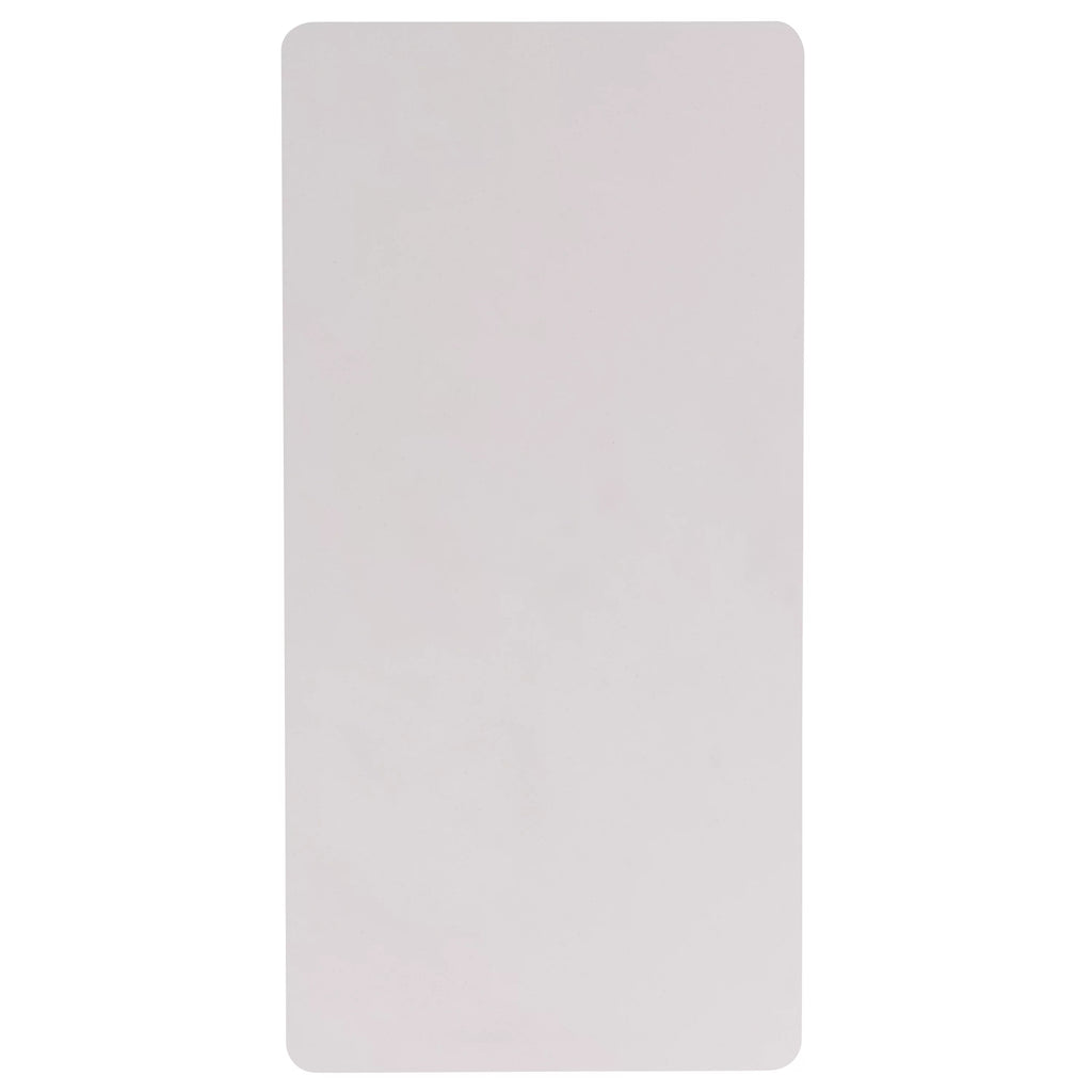 Flash Furniture 4-Foot Granite White Plastic Folding Table U771648