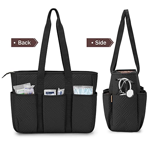 Fasrom Nurse Tote Bag for Work, Black F409