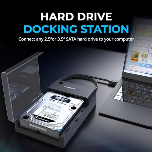 SABRENT Tool Free USB Type C Dual Docking Station for PCIe NVMe M.2 SSDs O66121