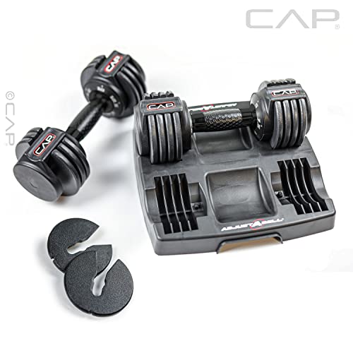 CAP Barbell ADJUSTABELL Adjustable Round Dumbbell Weights G67342