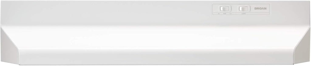 Under-Cabinet Convertible Range Hood with 2-Speed Exhaust Fan, White a7