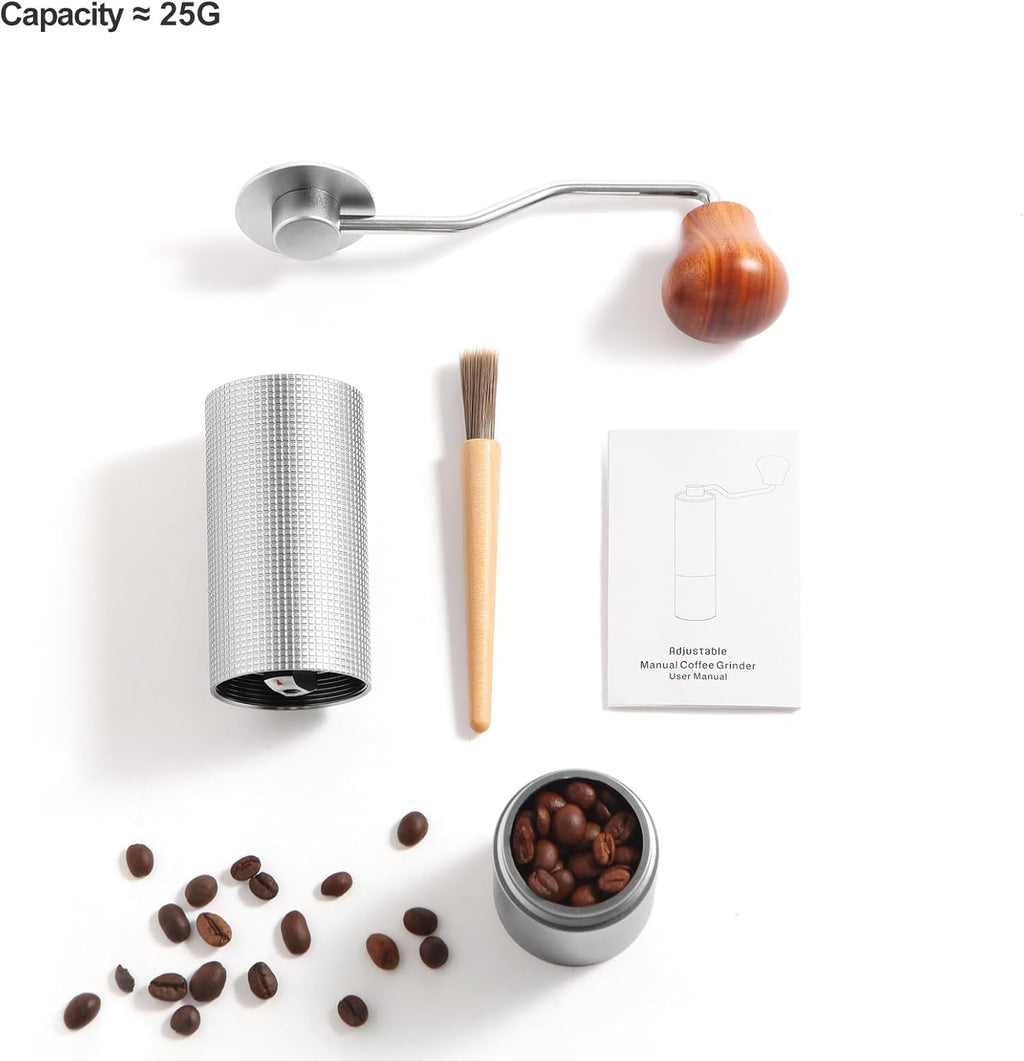Manual Coffee Grinder with Stainless Steel Conical Burr Z647