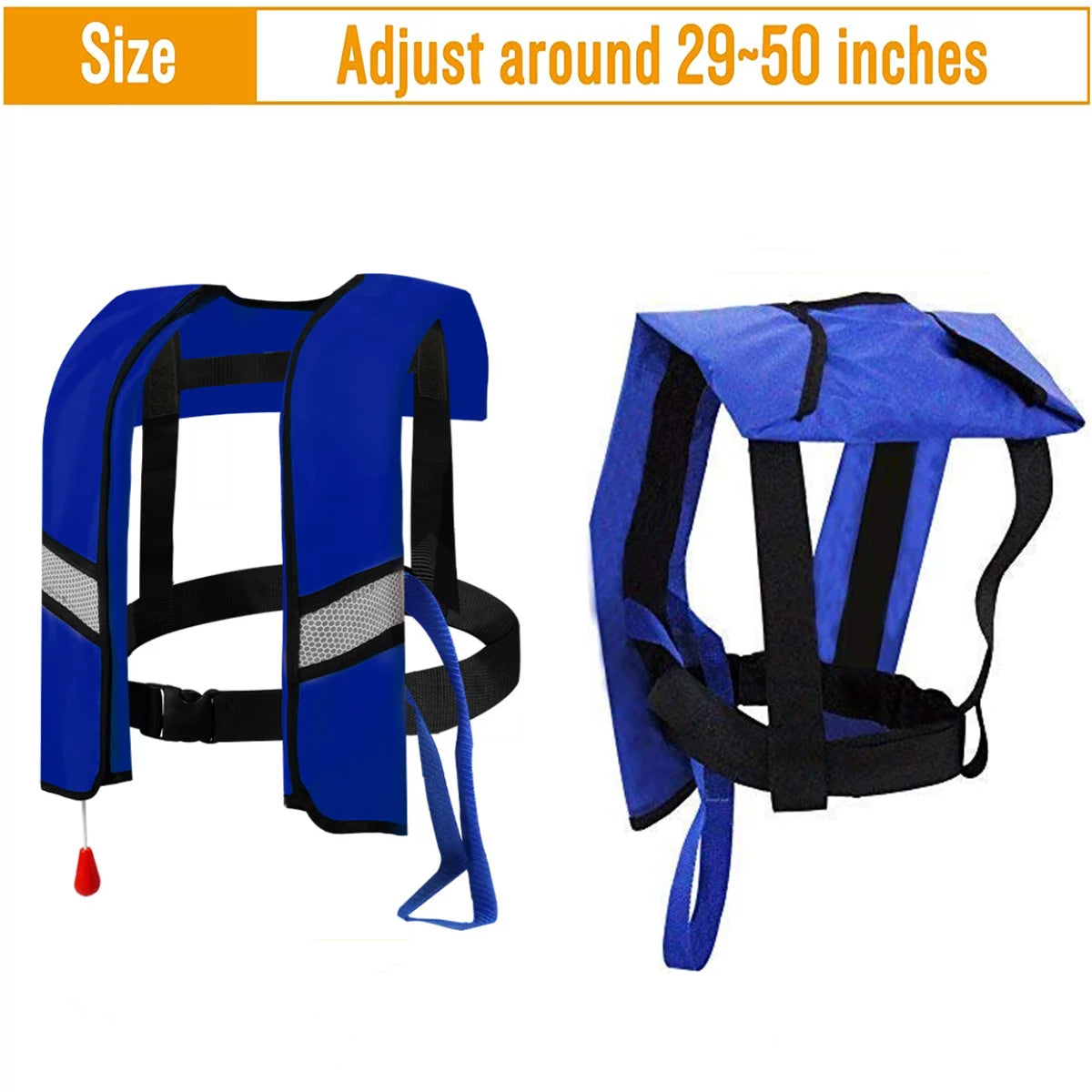 Automatic Inflatable Life Jacket with Whistle for Adults a7