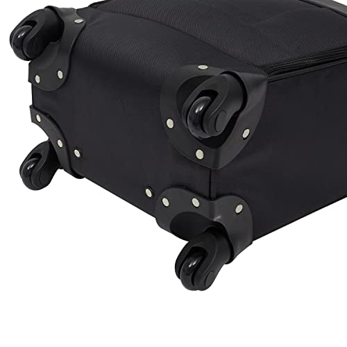 Wrangler 15" Underseat Spinner Carry-On Luggage, Black Z598966