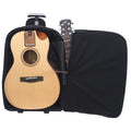 Solid Sitka Travel Guitar – PJ410N Traveling Acoustic Guitar with Collapsible Patented System – Portable Backpack Case (African Mahogany)