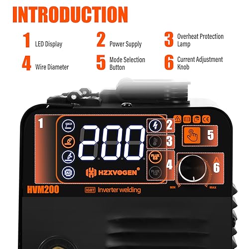 MIG Welder 110V Flux Core 3 in 1 Portable IGBT a7