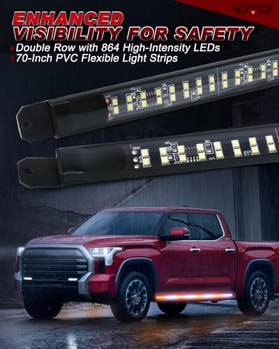 LUMENIX 70 Inch Emergency Strobe Light Bar with Wireless Remote for Trucks Z97709