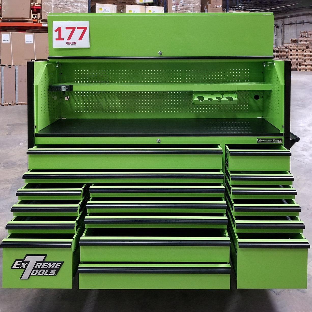 Toolbox 72 x 21 Triple Bank Roller Hutch Combo k7p