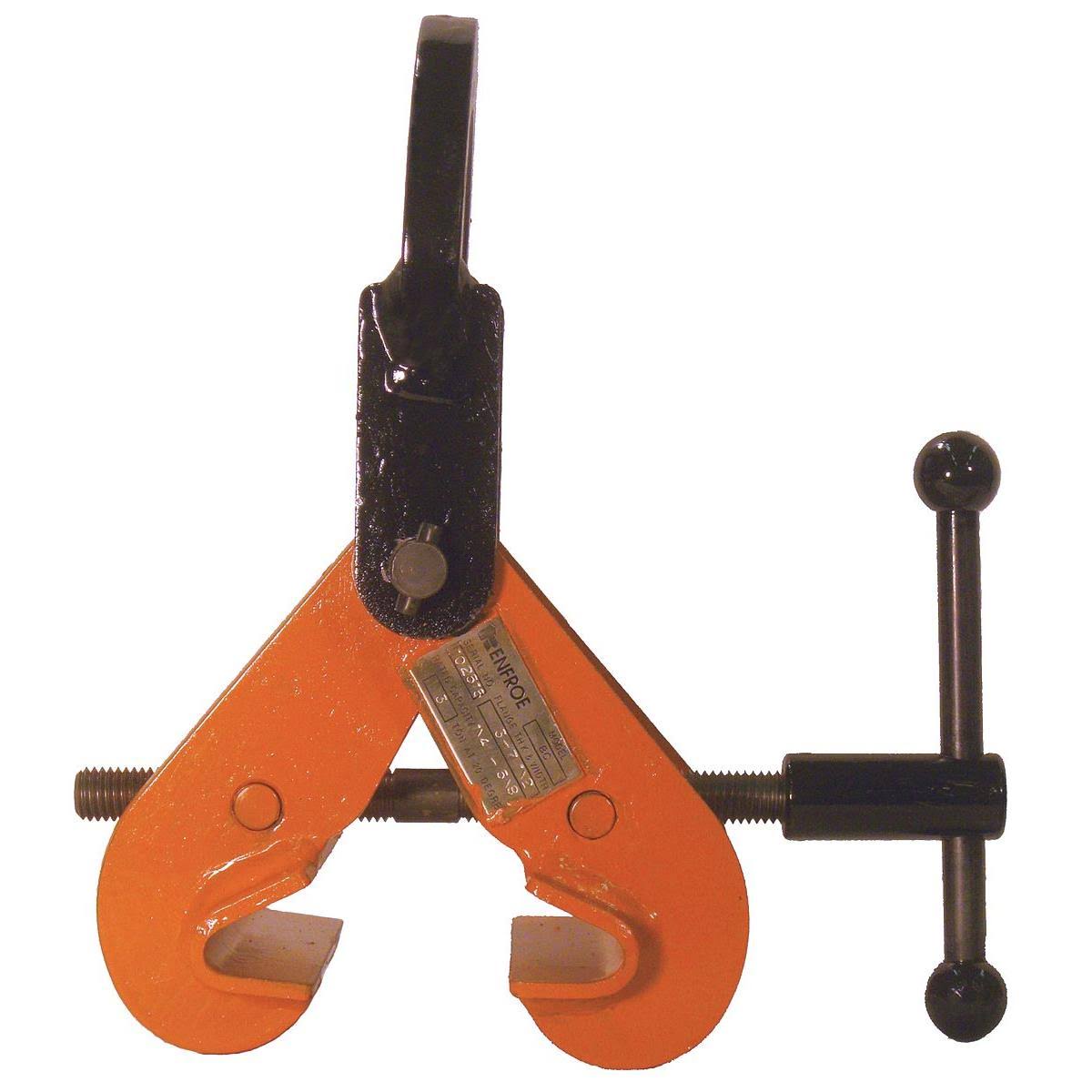 Renfroe BC-01.50-A Beam Clamp,3000 lb,Vertical,3 to 7-1/2in