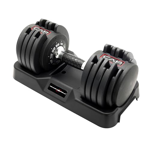 CAP Barbell ADJUSTABELL Adjustable Round Dumbbell Weights G67342