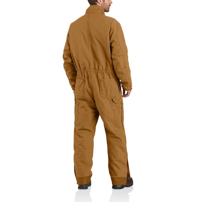 Insulated Duck Coverall Brown q7k