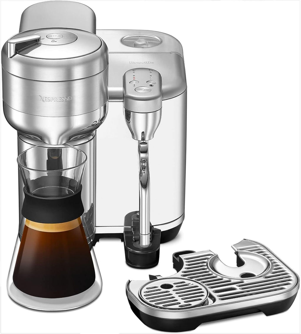 Nespresso Vertuo Creatista Coffee and Espresso Maker by Breville, Brushed Stainless Steel T931