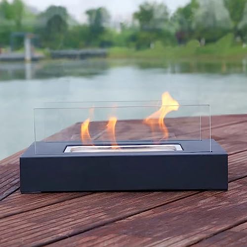 Tabletop Fire Pit Bowl, Smokeless Portable Fireplace for Outdoor Camping White k7m