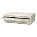 47"W Flat File Cabinet, 5 Drawer, Putty