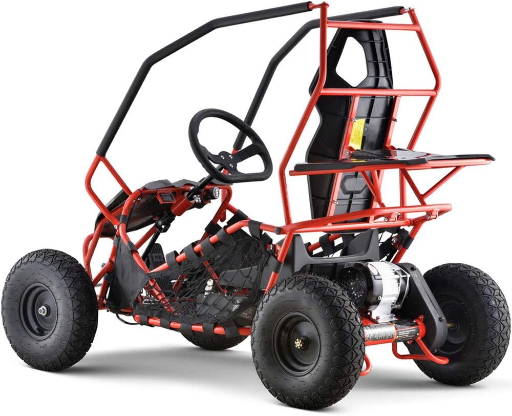 MotoTec Maverick Go Kart 36V 1000W Red Z73790