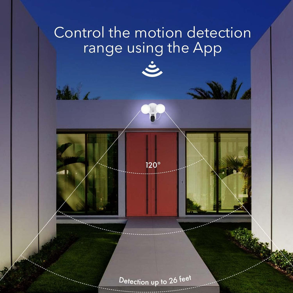 Wired Smart Flood Light with Motion Sensor and Timer Control k7m