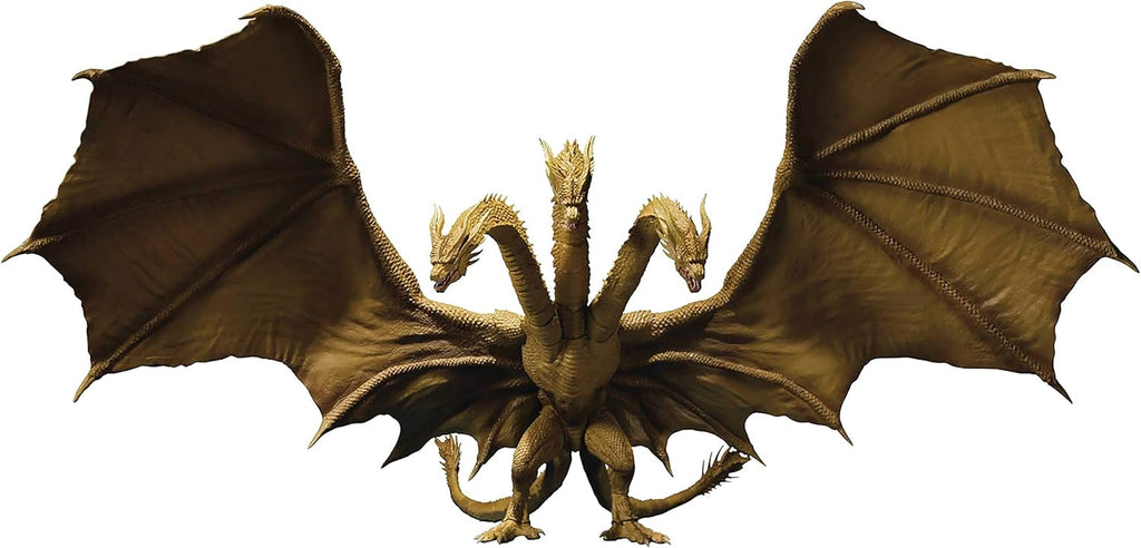 TAMASHII NATIONS Bandai S.H. MonsterArts King Ghidorah 2019 "Godzilla: King of The Monsters Action Figure