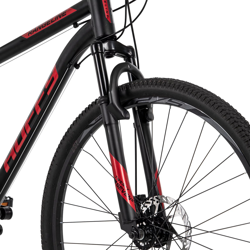 Huffy Rangeline 27.5 in Men's Mountain Bike, Black and Red P36945