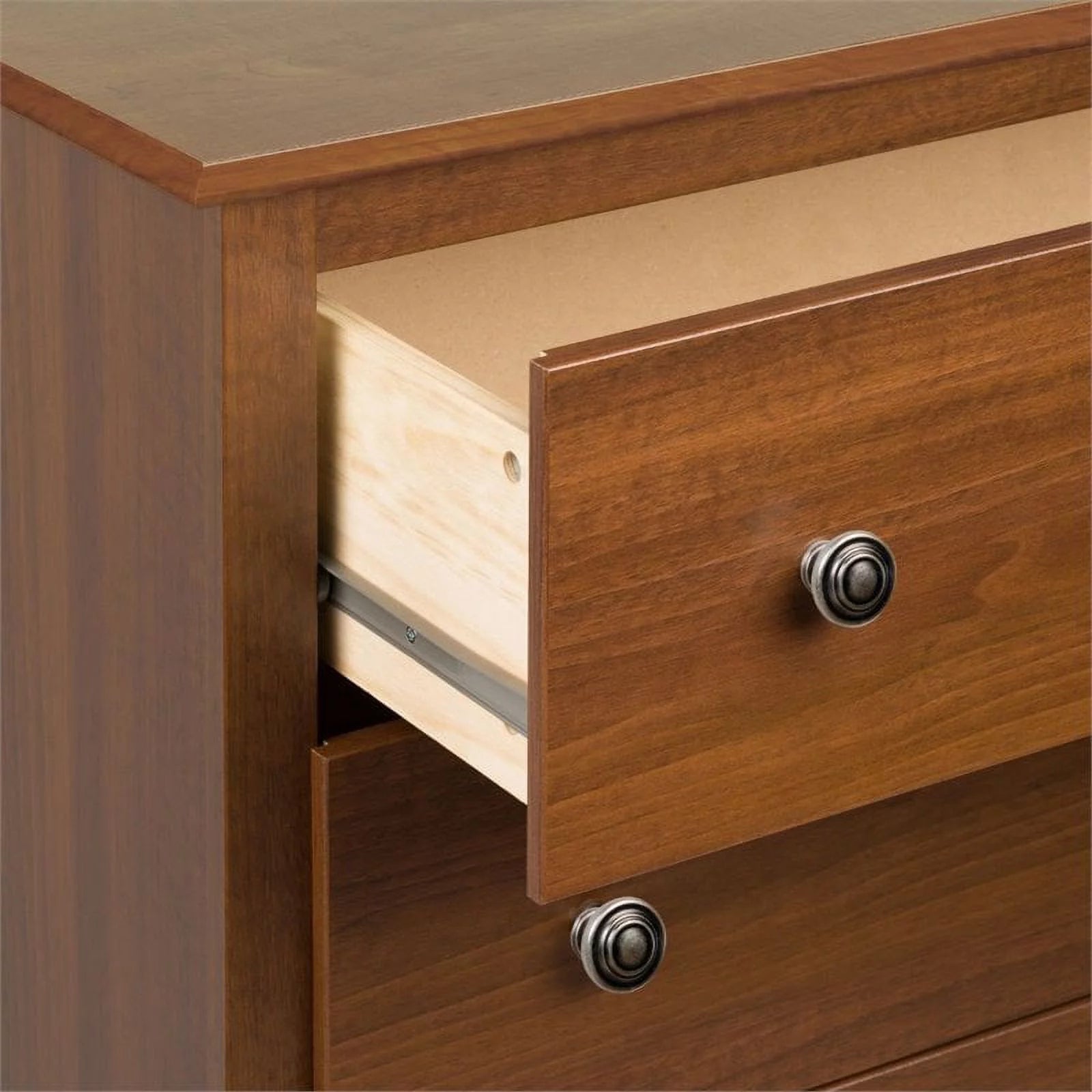 Prepac Monterey Cherry 6 Drawer Double Dresser D463114