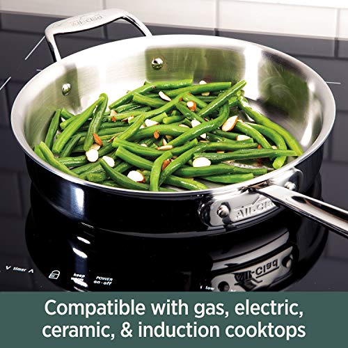 All-Clad D5 5-Ply Brushed Stainless Steel Stockpot 8 Quart M832