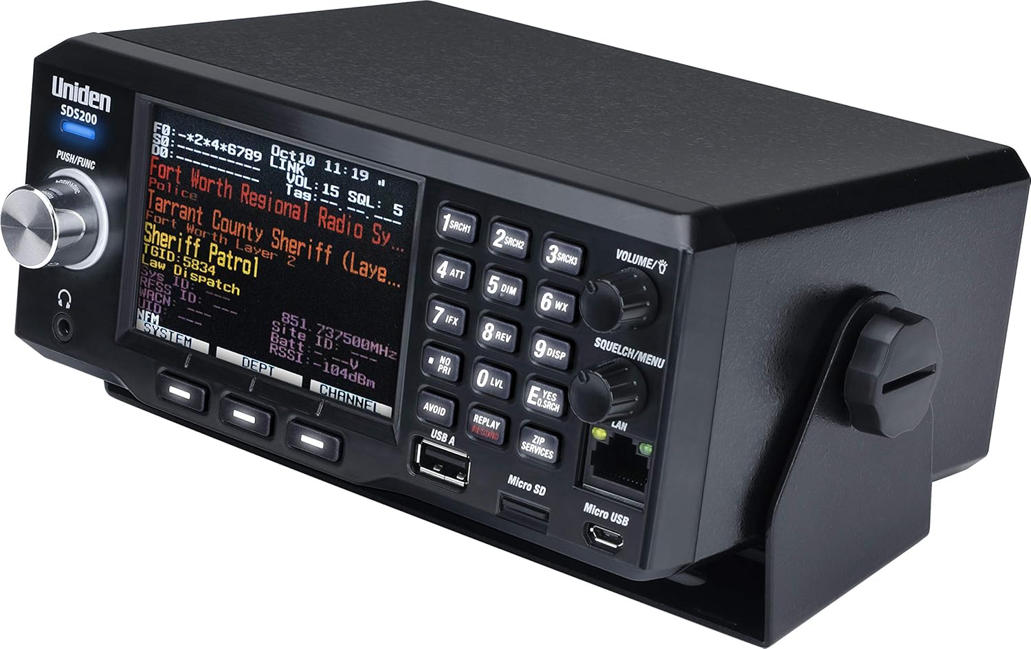 Digital Trunking Scanner with True I/Q Receiver k7m