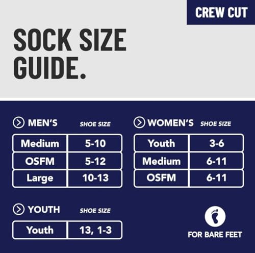 For Bare Feet NFL Team Color Logo Game Day Crew Sock D4881
