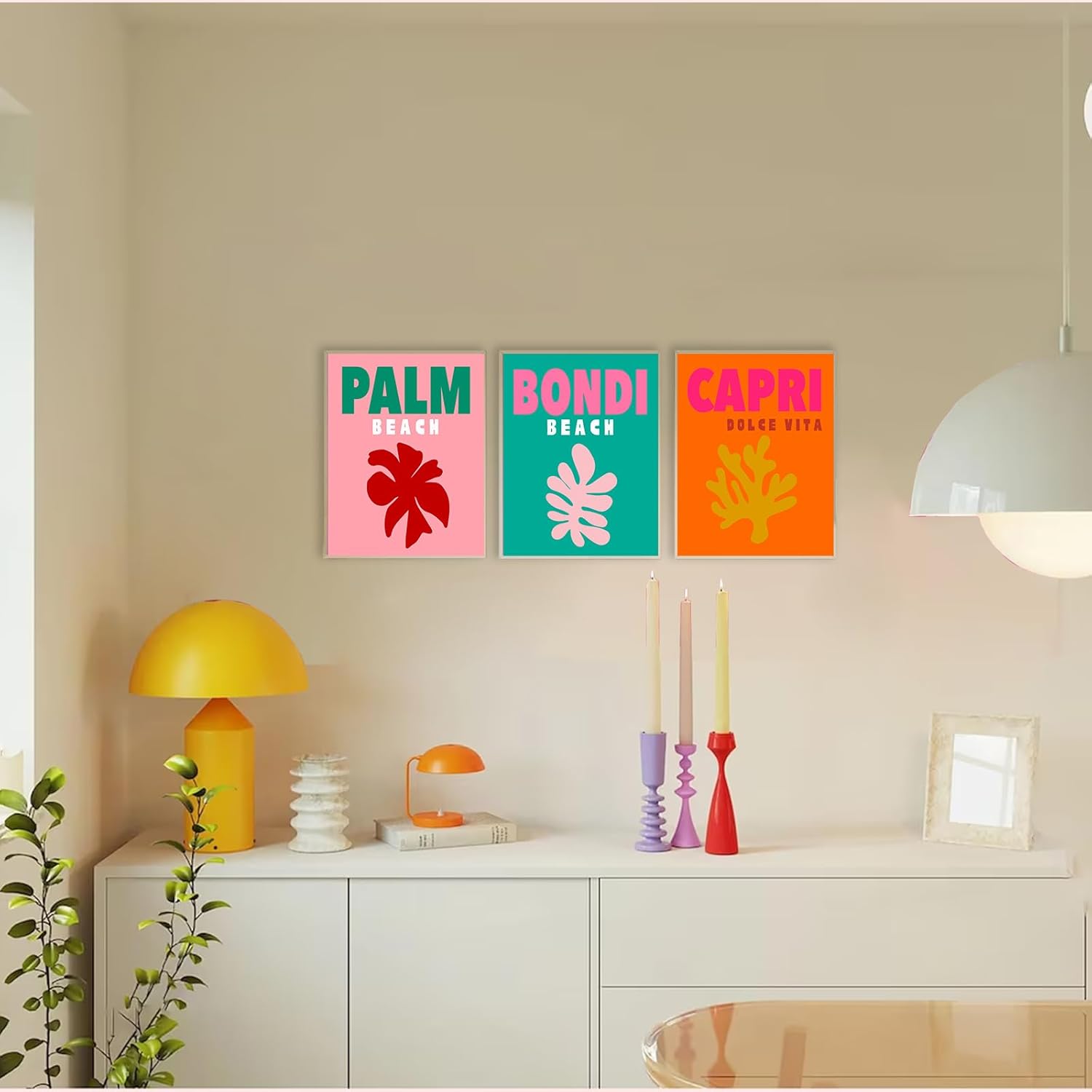 KBKBART Preppy Room Decor Aesthetic Posters, 8"x10" Unframed W512