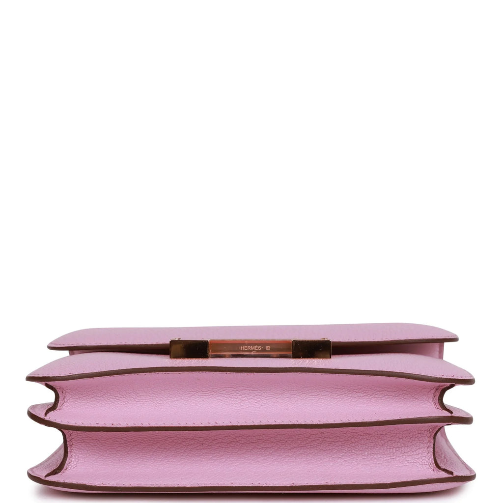 Mauve Sylvestre Crossbody Bag 18 Rose Gold Hardware k7