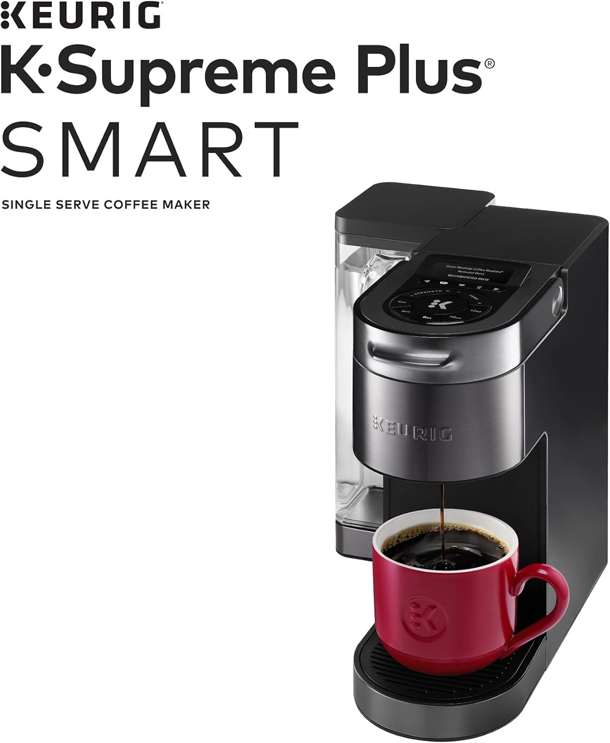 Keurig® K-Supreme Plus SMART Single Serve Coffee Maker (Black) P244