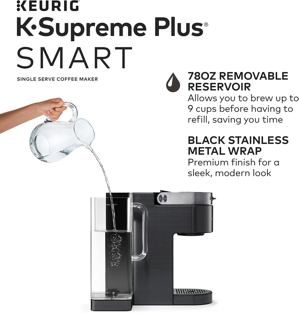 Keurig K-Supreme Plus SMART Single Serve Coffee Maker with Dunkin' Original Blend, 60 K-Cup Pods T51514
