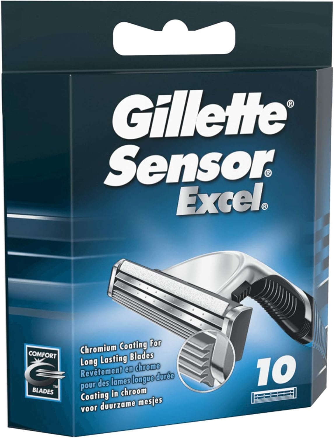 Gillette Sensor Excel Razor Blades for Men, 10 Count U65734