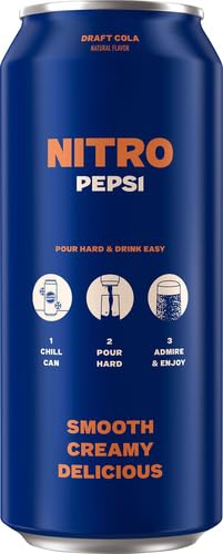 Pepsi Draft Cola, 13.65 Fl Oz Cans, 4-Pack E728