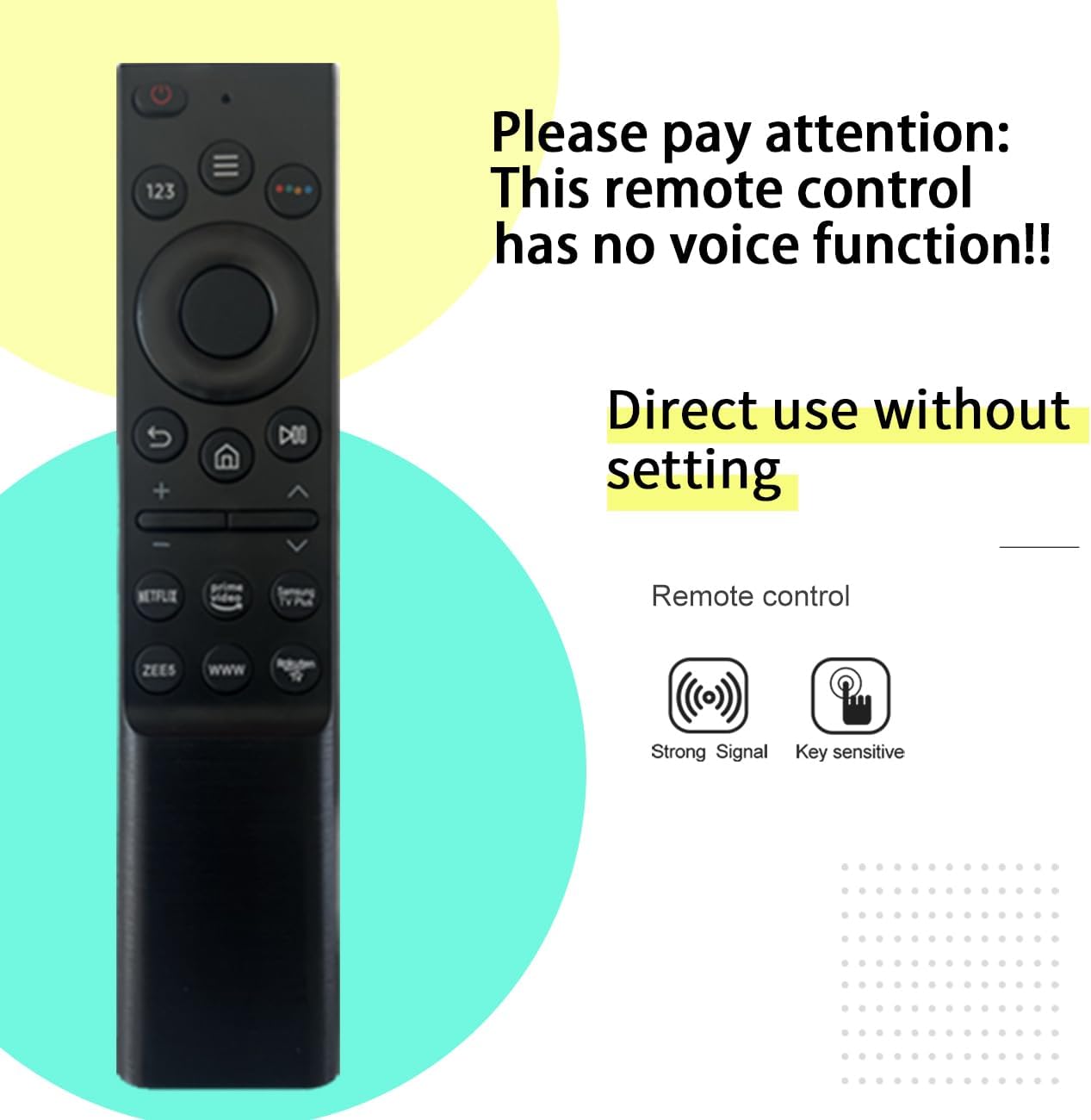 Replacement Remote Control for Samsung Smart TV BN59-01385B V333