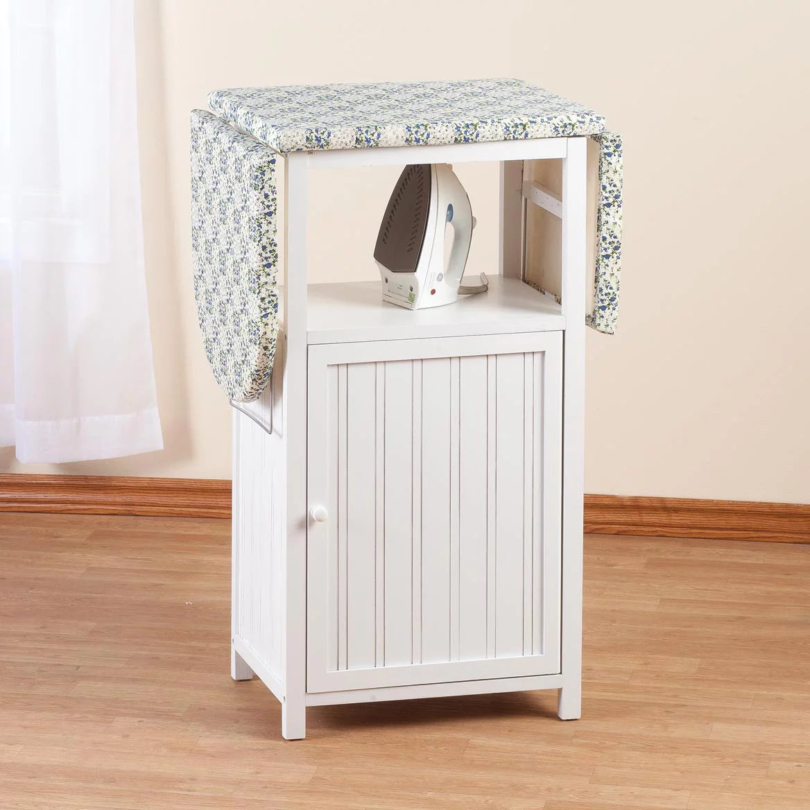 Ironing Board with Storage Cabinet White k7m