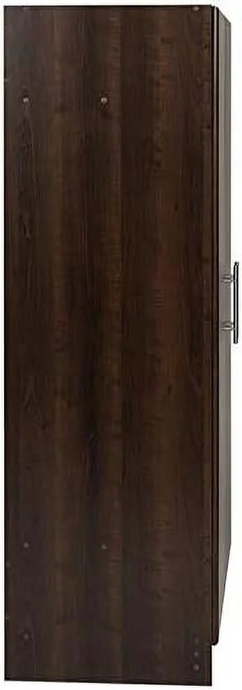 32" Espresso Wardrobe Armoire D640