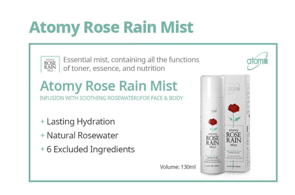 Atomy Rose Rain Mist 130ml C694