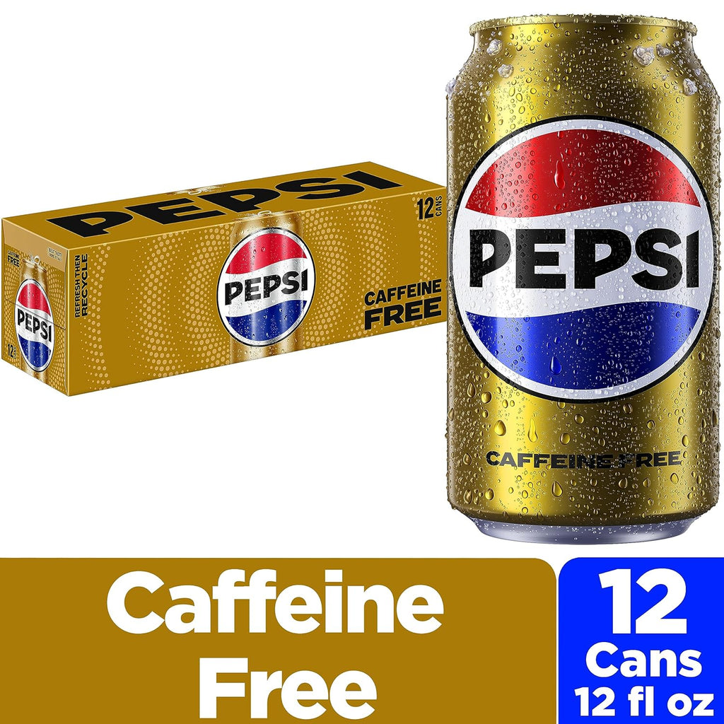 Pepsi Caffeine Free, 12 Fl Oz Cans, 12 Pack M2428