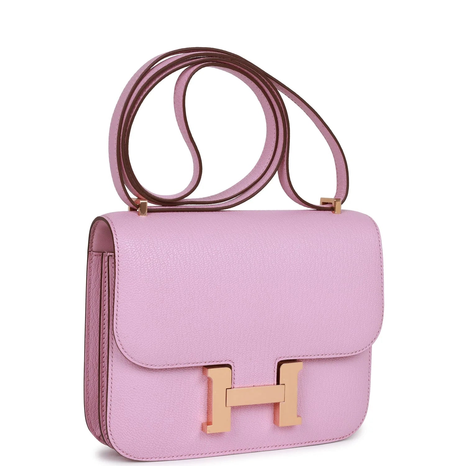Mauve Sylvestre Crossbody Bag 18 Rose Gold Hardware k7