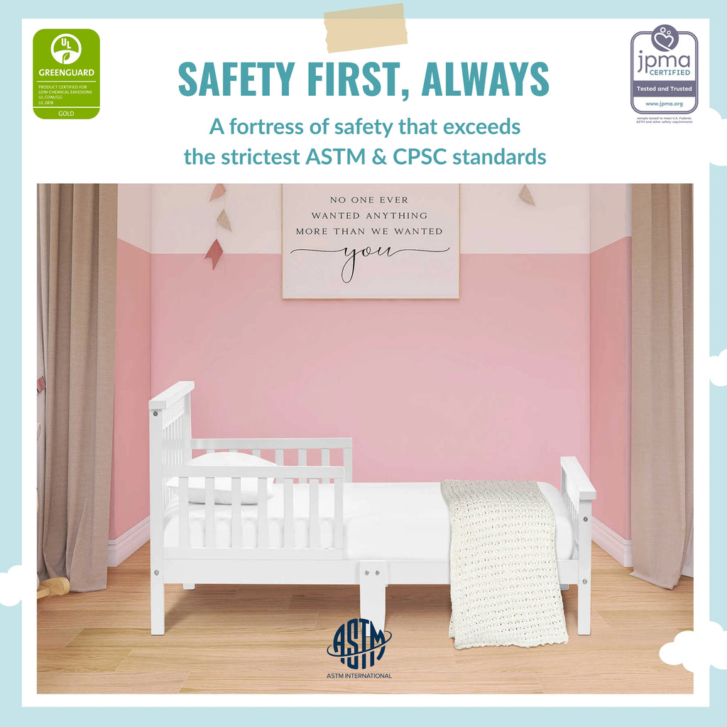 Dream On Me San-Fran Toddler Bed White R29133