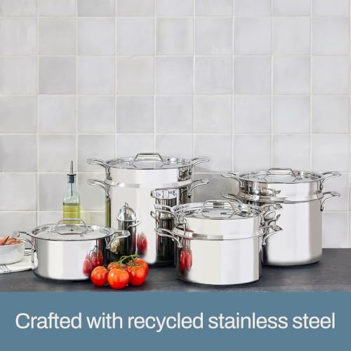 All-Clad Simply Strain Stainless Steel Multipot with Straining Lid, 6-Quart M19799