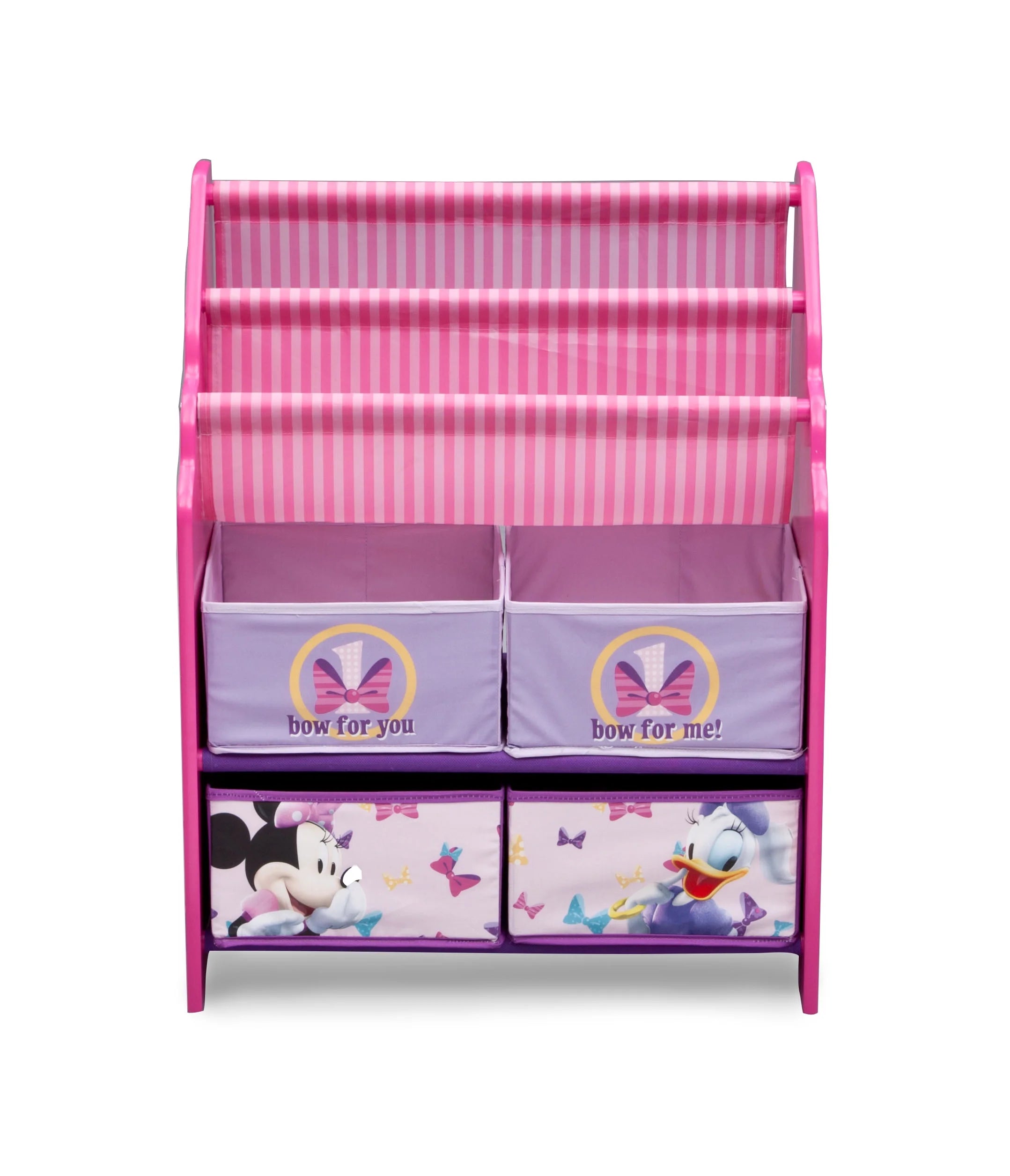 Disney Minnie Mouse Book & Toy Organizer by Delta Children, Cube Bookcase I9842