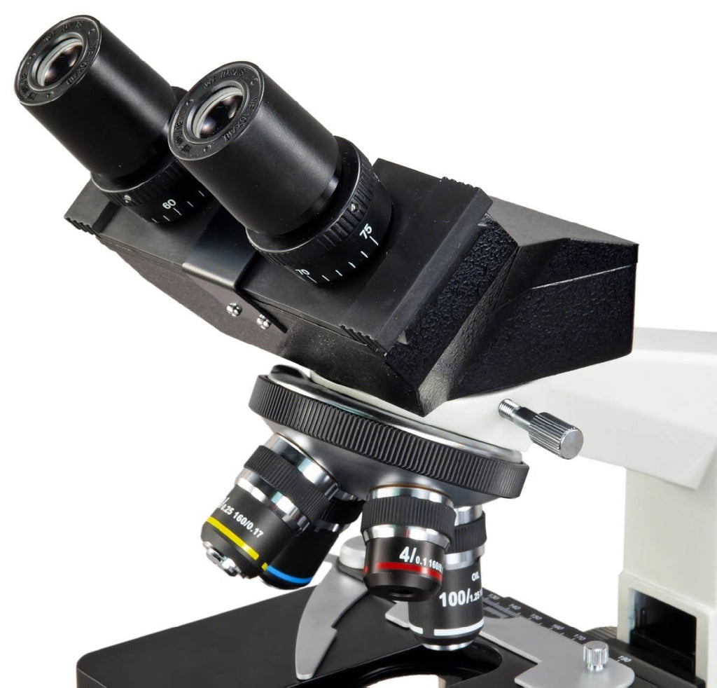 Binocular Lab Compound Microscope 40X-2000X Mechanical Stage k7