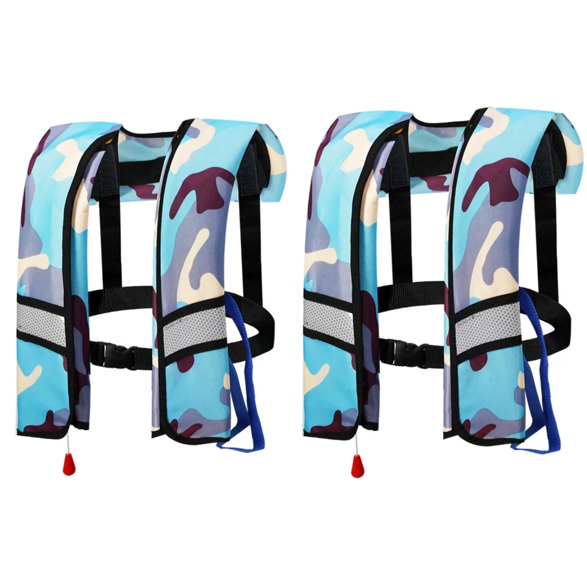 Magicorange 2Pack Automatic Inflatable Life Jacket with Whistle ,Adult Lifejacket Life Vest Preserver PFD for Boating Fishing Sailing Kayaking Surfing Paddling Swimming Adjustable Life Saving Vest - Radiant Selections