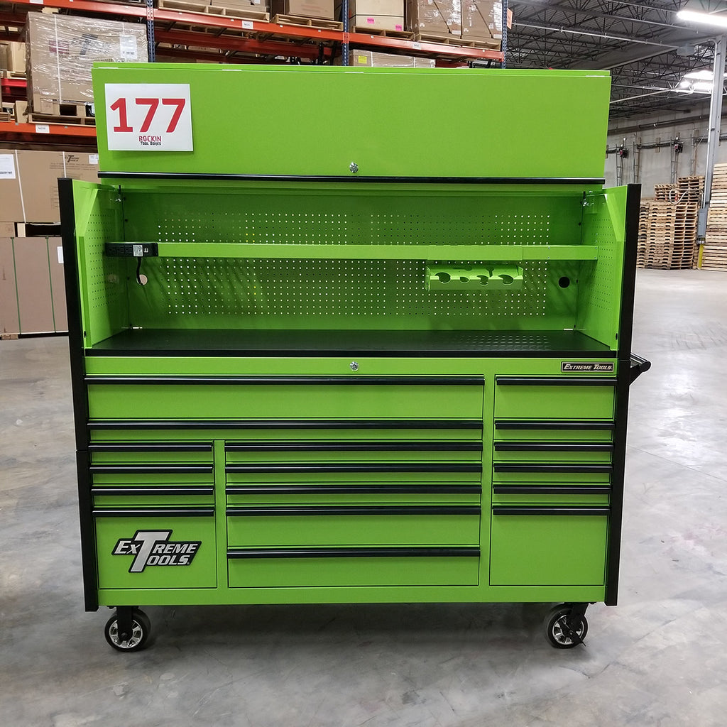 Toolbox 72 x 21 Triple Bank Roller Hutch Combo k7p