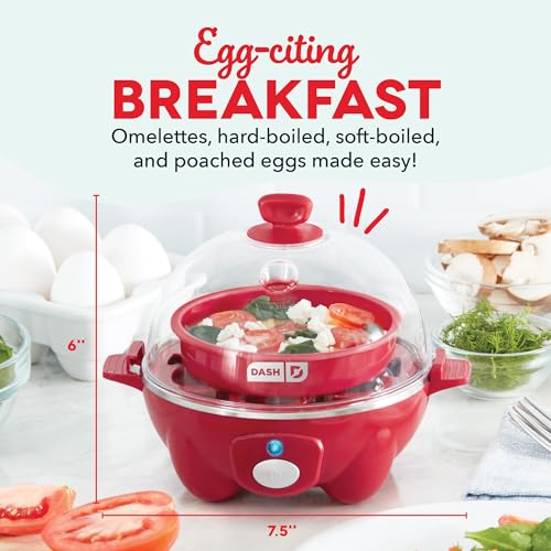 Egg Cooker 6 Capacity Electric Auto Shut Off Black a7