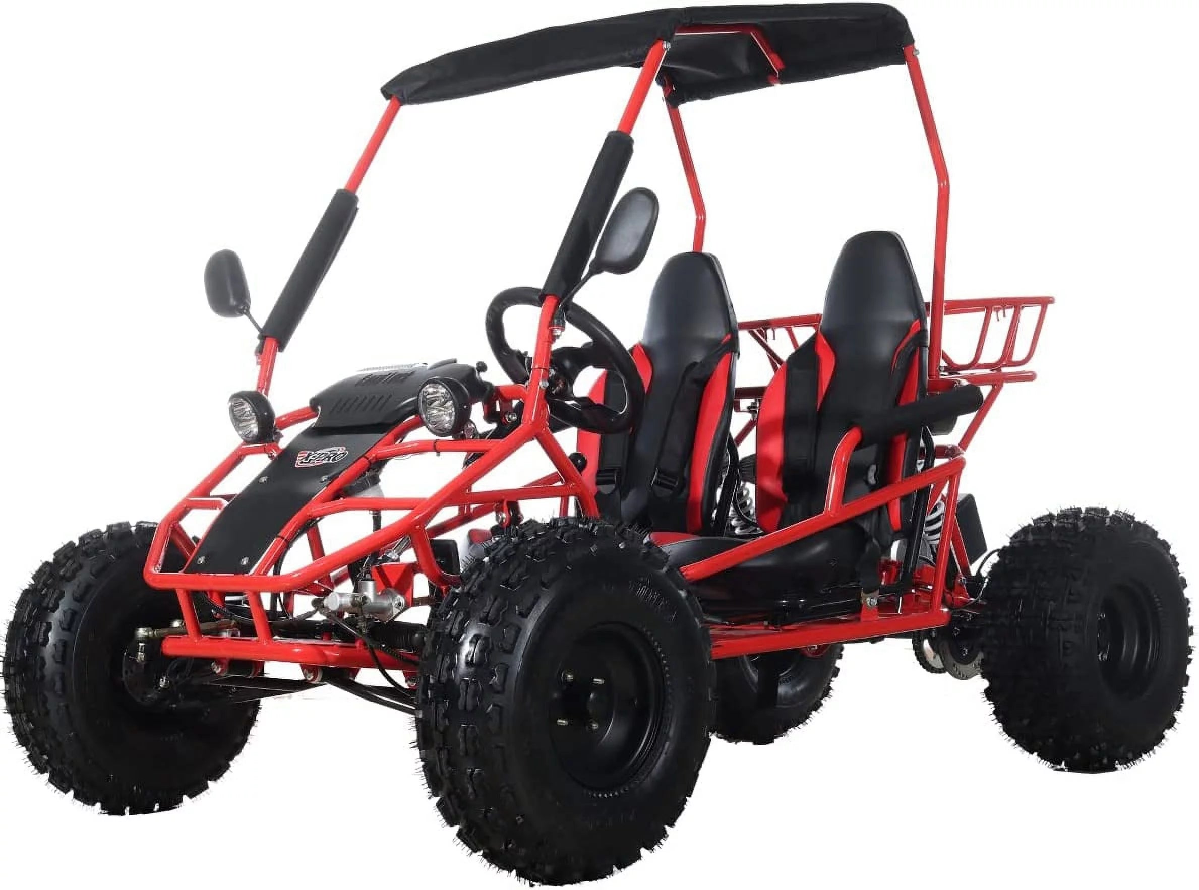 X-Pro Brand New 125cc Gas Powered Go Kart 3 Semi-Automatic Transmission w/Reverse Big 18"/19" Wheels